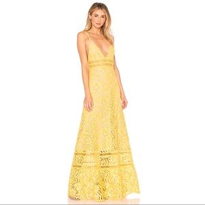 Lovers + Friends Sabrina Dress in Golden